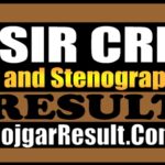 CSIR CRRI JSA and Stenographer Result 2025